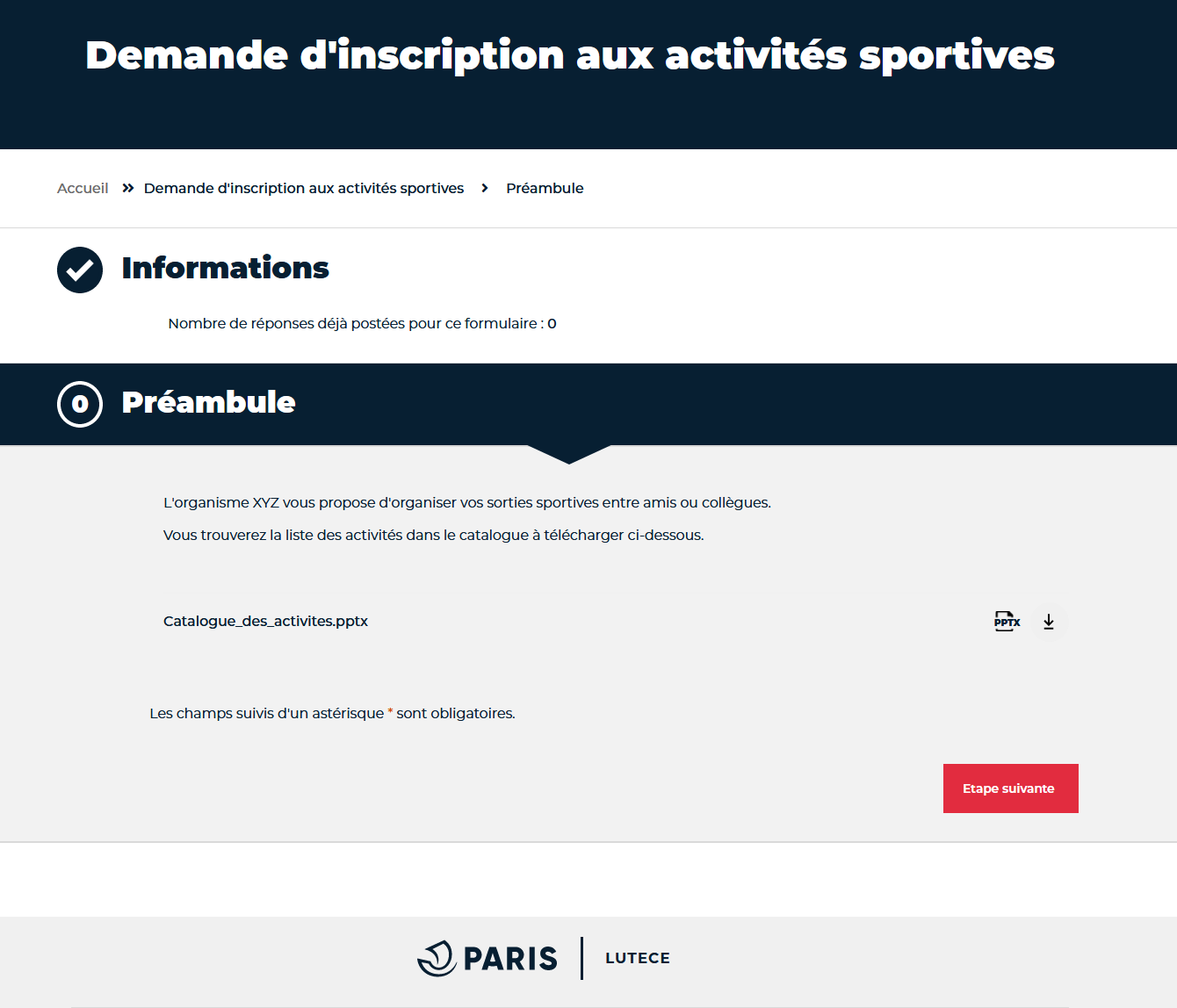 Affichage sans fil d'ariane