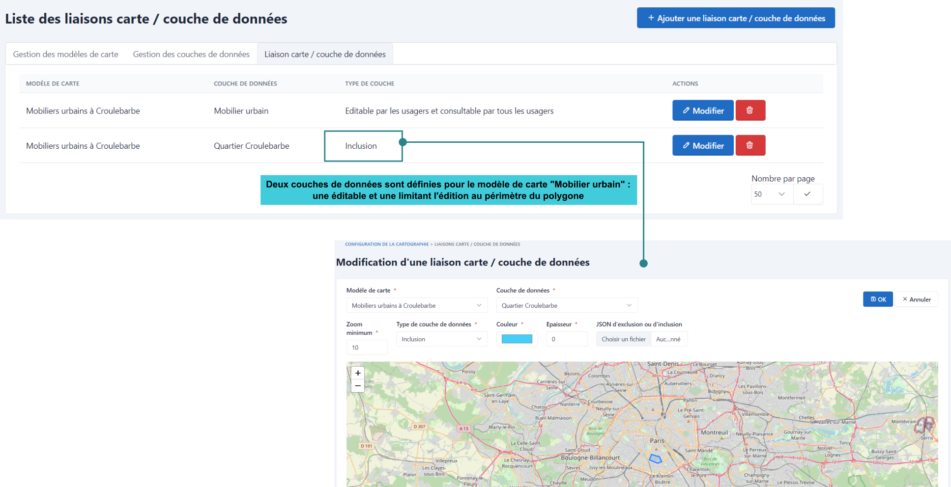 Création d'une couche de données de contextualisation et qui limite la zone de création de données