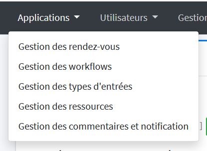Chemin gestion rdv