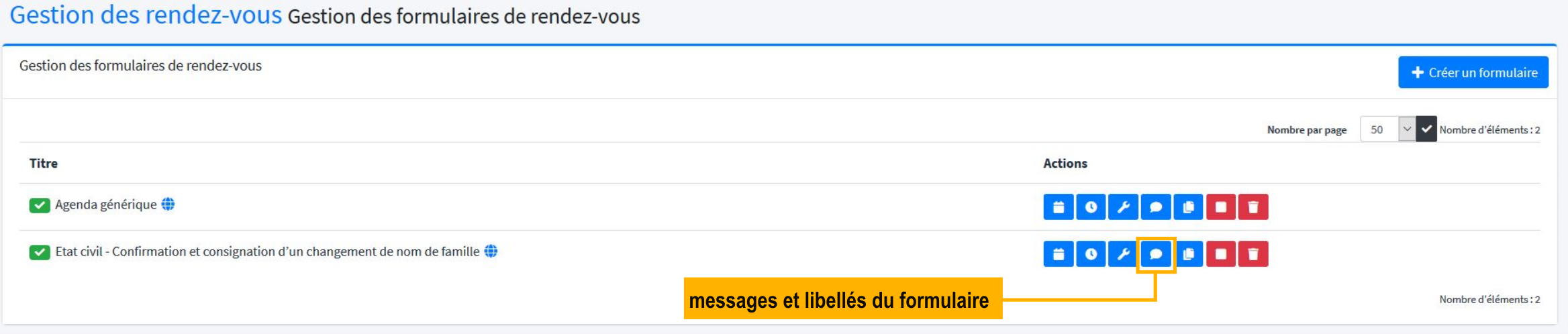 Gestion des textes et libellés