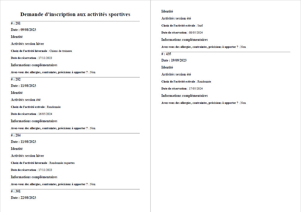 Catalogue PDF